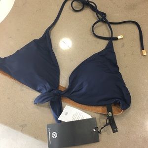 NWT Vix Paula Hermanny navy bikini top